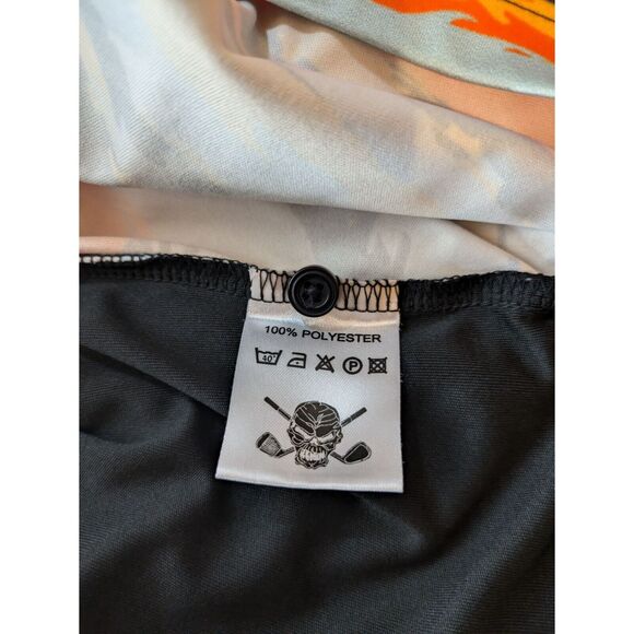 Tattoo Golf Mens Medium Polo Shirt That 70s Collection Performance Athletic UV - Picture 10 of 10